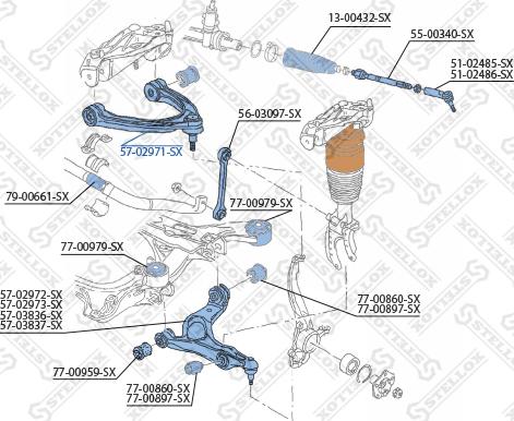 Stellox 57-02971-SX - Рычаг подвески колеса unicars.by