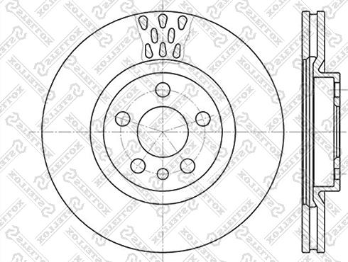 Stellox 6020-9942V-SX - Тормозной диск unicars.by