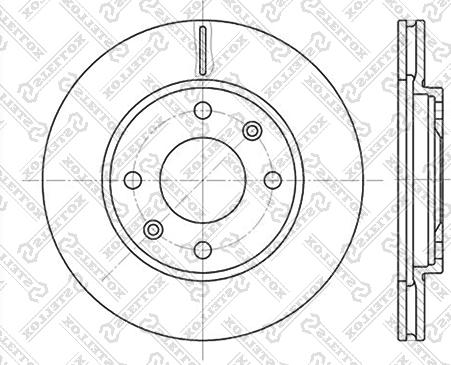 Stellox 6020-9918V-SX - Тормозной диск unicars.by