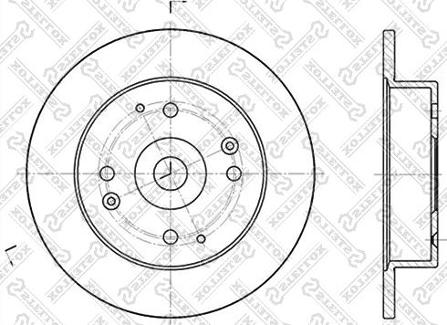 Stellox 6020-9939-SX - Тормозной диск unicars.by