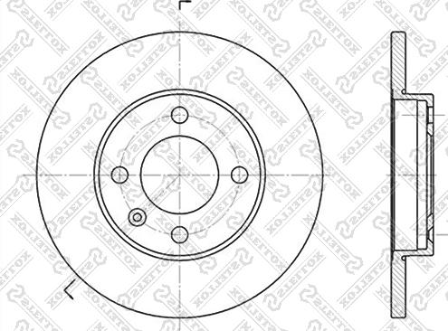 Febi Bilstein 02121 - Тормозной диск unicars.by