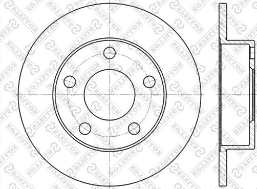 Stellox 6020-4763-SX - Тормозной диск unicars.by