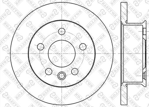 Stellox 6020-4732-SX - Тормозной диск unicars.by