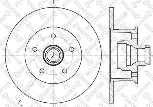 Stellox 6020-4720-SX - Тормозной диск unicars.by