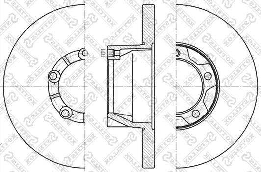 Stellox 6020-4721-SX - Тормозной диск unicars.by