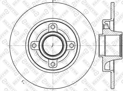 Comline ADC3017 - Тормозной диск unicars.by