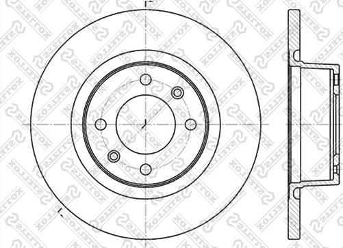 Stellox 6020-1930-SX - Тормозной диск unicars.by