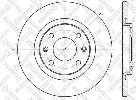 Stellox 6020-1925-SX - Тормозной диск unicars.by