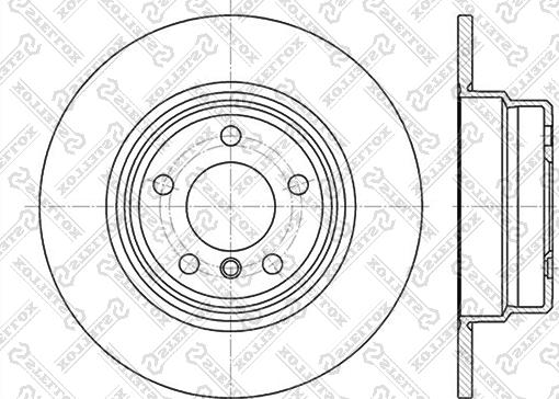 Stellox 6020-1548-SX - Тормозной диск unicars.by