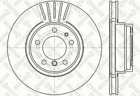 Stellox 6020-1534V-SX - Тормозной диск unicars.by