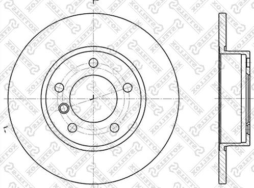 Stellox 6020-1524-SX - Тормозной диск unicars.by