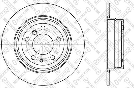 Stellox 6020-1520-SX - Тормозной диск unicars.by