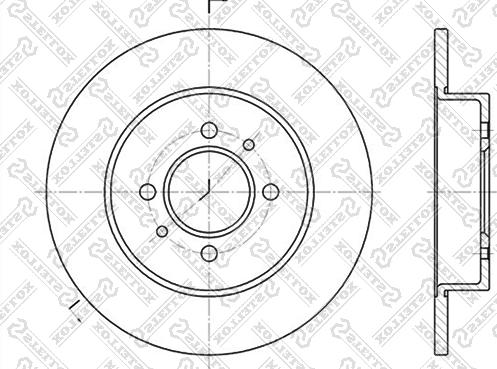 Stellox 6020-3914-SX - Тормозной диск unicars.by