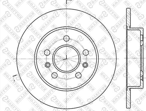 Stellox 6020-3915-SX - Тормозной диск unicars.by