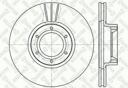 Stellox 6020-3920V-SX - Тормозной диск unicars.by