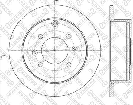 Stellox 6020-3412-SX - Тормозной диск unicars.by