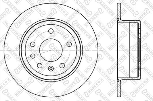 Stellox 6020-3610-SX - Тормозной диск unicars.by