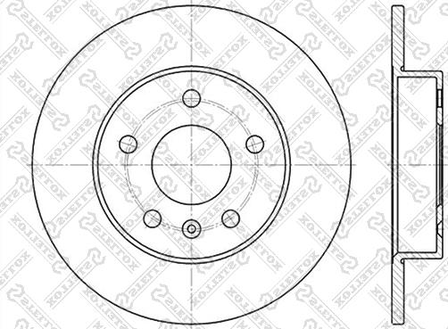 Stellox 6020-3631-SX - Тормозной диск unicars.by