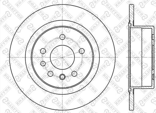 Stellox 6020-3621-SX - Тормозной диск unicars.by