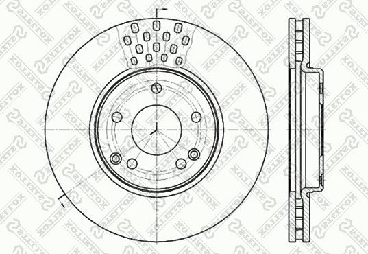 Stellox 6020-3341V-SX - Тормозной диск unicars.by