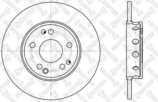 Stellox 6020-3606-SX - Тормозной диск unicars.by