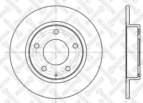 Stellox 6020-3228-SX - Тормозной диск unicars.by