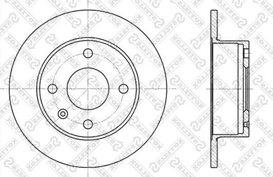 Stellox 6020-2513-SX - Тормозной диск unicars.by