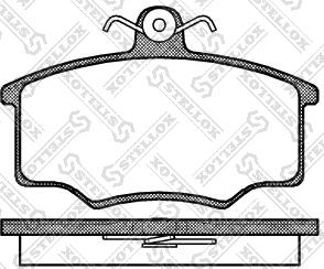 Stellox 057 020-SX - Тормозные колодки, дисковые, комплект unicars.by