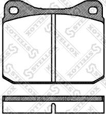 Valeo 671571 - Тормозные колодки, дисковые, комплект unicars.by