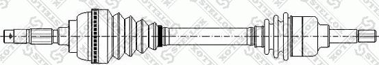 Stellox 158 1009-SX - Приводной вал unicars.by