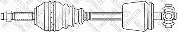 Stellox 158 1766-SX - Приводной вал unicars.by