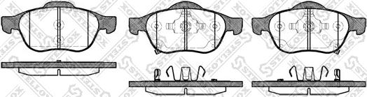 Stellox 1065 002-SX - Тормозные колодки, дисковые, комплект unicars.by