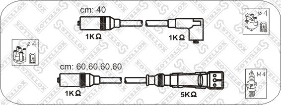 Stellox 10-38330-SX - Комплект проводов зажигания unicars.by