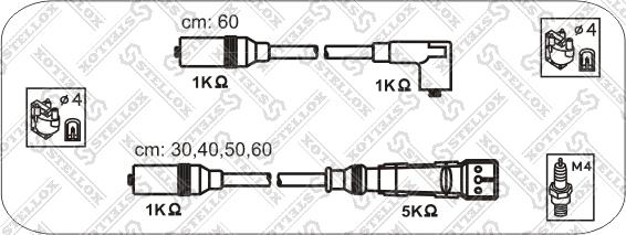 Stellox 10-38337-SX - Комплект проводов зажигания unicars.by