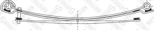 Stellox 84-55612-SX - Многолистовая рессора unicars.by