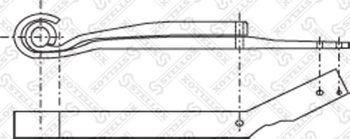 Stellox 84-55701-SX - Многолистовая рессора unicars.by