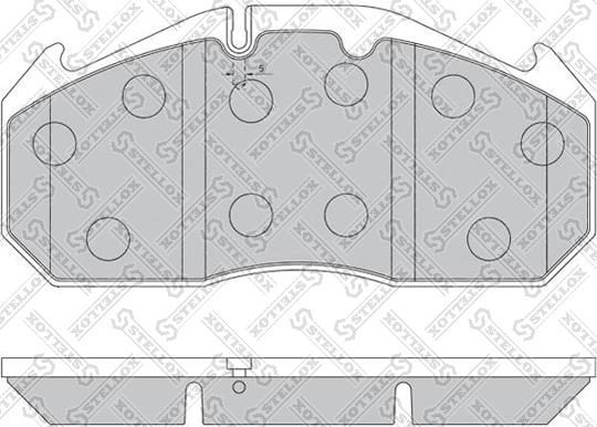 Stellox 85-01405-SX - Тормозные колодки, дисковые, комплект unicars.by