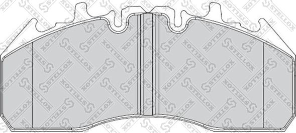 Stellox 85-01432-SX - Тормозные колодки, дисковые, комплект unicars.by