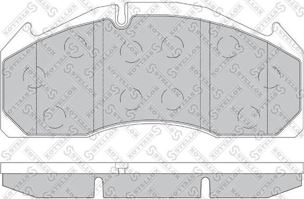 Stellox 85-01423-SX - Тормозные колодки, дисковые, комплект unicars.by