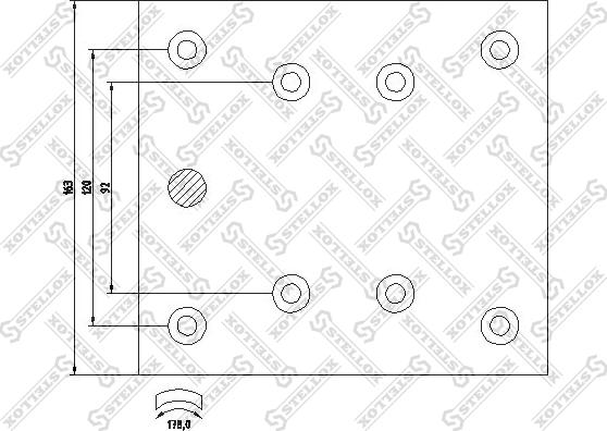 Stellox 85-01006-SX - Комплект тормозных башмаков, барабанные тормоза unicars.by