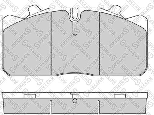 Stellox 85-11416-SX - Тормозные колодки, дисковые, комплект unicars.by