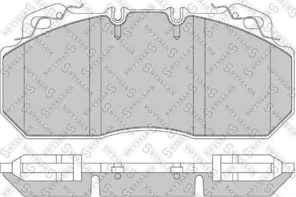 Stellox 85-11417-SX - Тормозные колодки, дисковые, комплект unicars.by