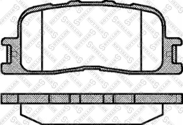 Triscan RH 2854 00 - Тормозные колодки, дисковые, комплект unicars.by