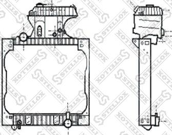 Stellox 81-03355-SX - Радиатор, охлаждение двигателя unicars.by