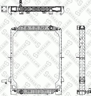 Stellox 81-03319-SX - Радиатор, охлаждение двигателя unicars.by