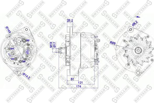 Stellox 88-02320-SX - Генератор unicars.by