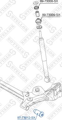 Stellox 87-73012-SX - Сайлентблок, рычаг подвески колеса unicars.by