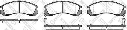 Stellox 365 002-SX - Тормозные колодки, дисковые, комплект unicars.by