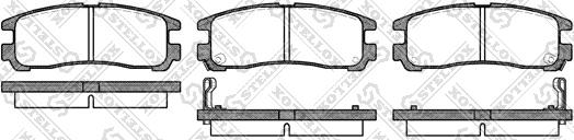 Stellox 302 002-SX - Тормозные колодки, дисковые, комплект unicars.by