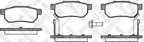 Stellox 244 002-SX - Тормозные колодки, дисковые, комплект unicars.by